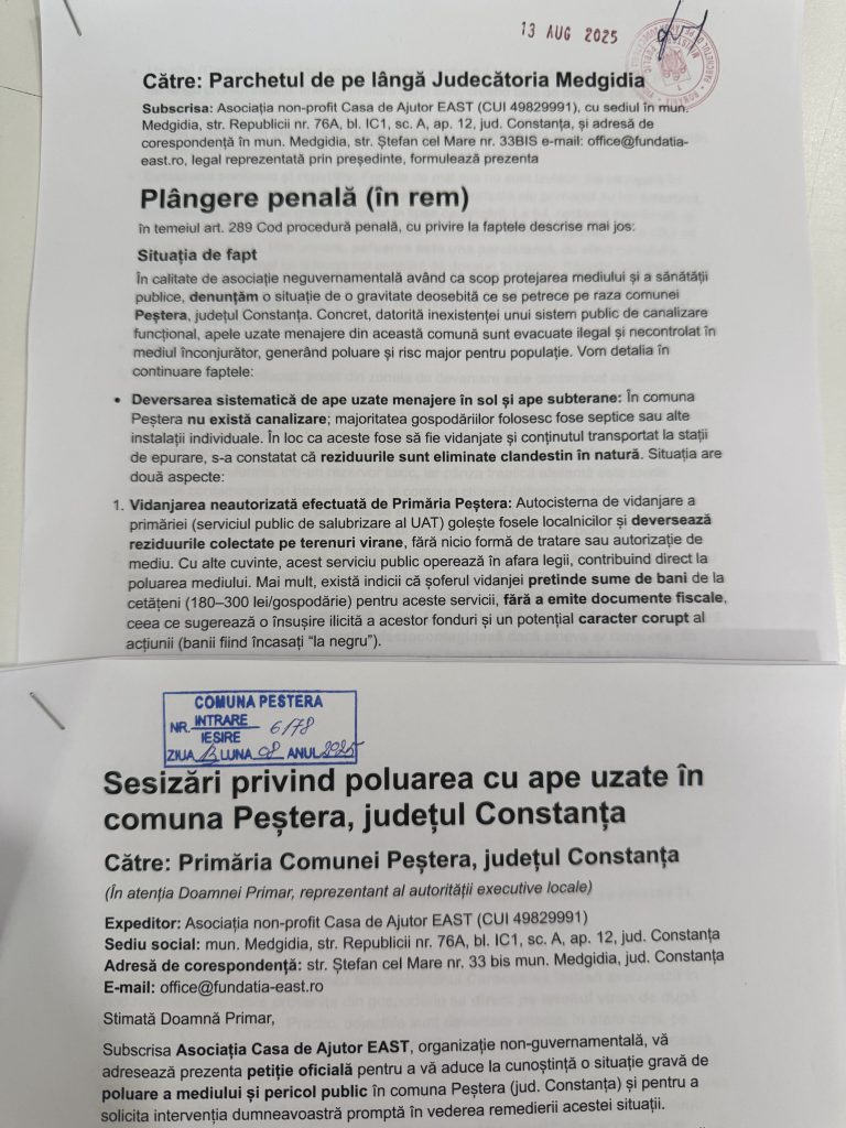 Evul Mediu pe ulițele din Peștera-Plangere penala care ii vizeaza atat pe Edil cat si pe Functionarii Publici