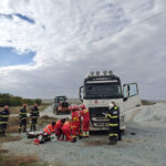 Tragedie în Satu Nou : un șofer de basculantă a murit electrocutat după ce vehiculul a atins fire de înaltă tensiune